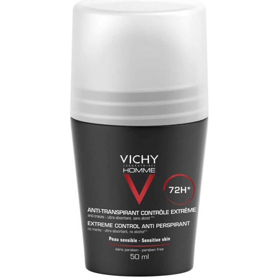 Кульковий дезодорант Vichy Homme екстра-сильної дії на 72 години для чоловіків, 50 мл: ціни та характеристики