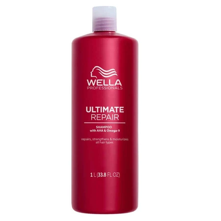 Шампунь з АНА та Омега 9 для пошкодженого волосся Ultimate Repair, 1 л, Wella Professionals: ціни та характеристики