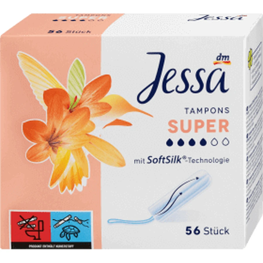 Мягкие шелковые прокладки Jessa, 56 шт.: цены и характеристики