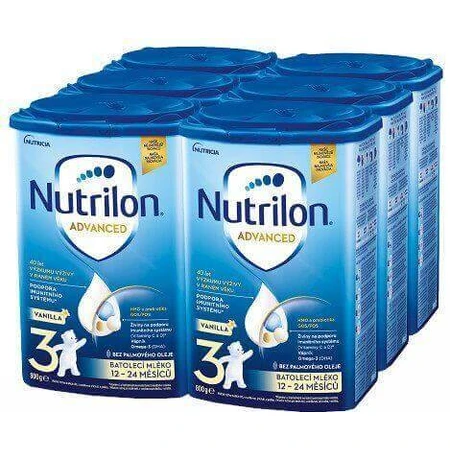 Nutrilon Advanced 3 Ваніль 6 x 800 г: ціни та характеристики