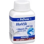 MedPharma ГОРЧИК 300MG+VIT. D 1×107 тбл, дієтична добавка: ціни та характеристики