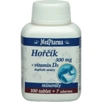 MedPharma ГОРЧИК 300MG+VIT. D 1×107 тбл, дієтична добавка: ціни та характеристики