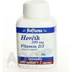 MedPharma ГОРЧИК 300MG+VIT. D 1×107 тбл, дієтична добавка: ціни та характеристики