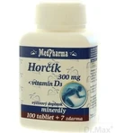 MedPharma ГОРЧИК 300MG+VIT. D 1×107 тбл, дієтична добавка: ціни та характеристики