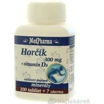 MedPharma ГОРЧИК 300MG+VIT. D 1×107 тбл, дієтична добавка: ціни та характеристики