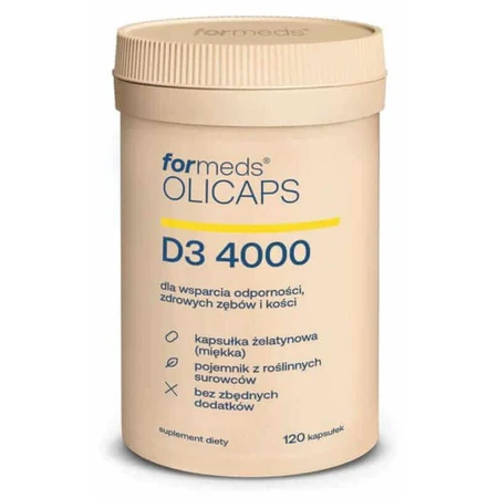 Olicaps D3 4000 (120 капс) в формах MCT-масла: цены и характеристики