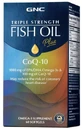 Рыбий жир плюс коэнзим Q-10 Gnc Triple Strength Fish Oil Plus Coq-10, 60 капсул