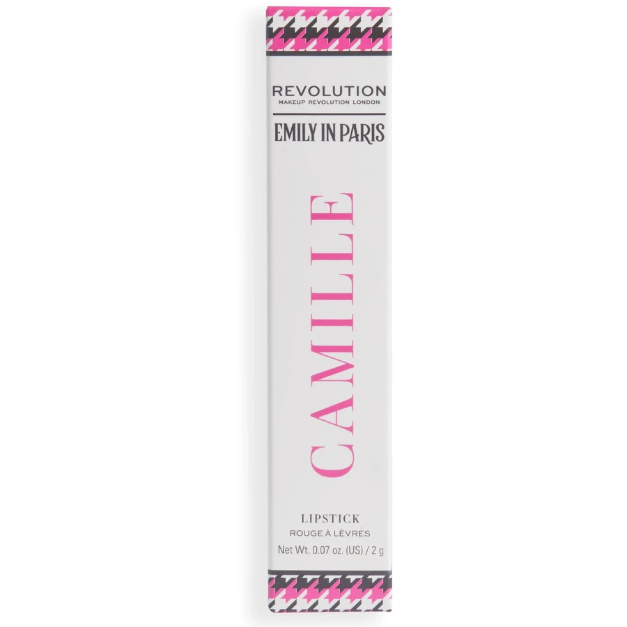 Revolution X Emily In Paris Just A Kiss Cream Lipstick Camille Pink Nude, губная помада: цены и характеристики