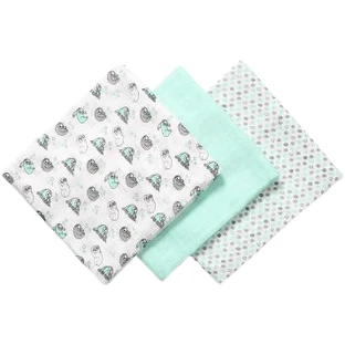 BabyOno Бамбуковые подгузники мятные 3 шт