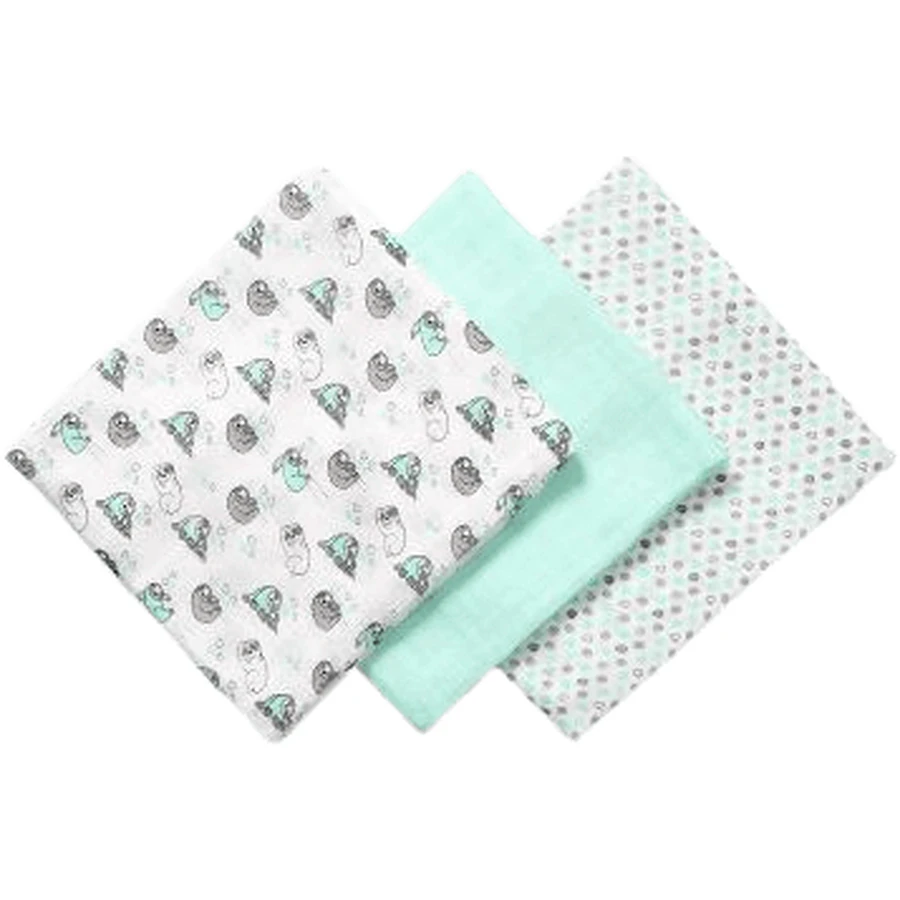 BabyOno Бамбуковые подгузники мятные 3 шт: цены и характеристики