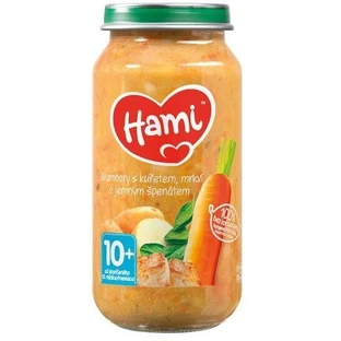 Hami Рецепт Картофель с курицей, морковью и тонкой пеной 250 г