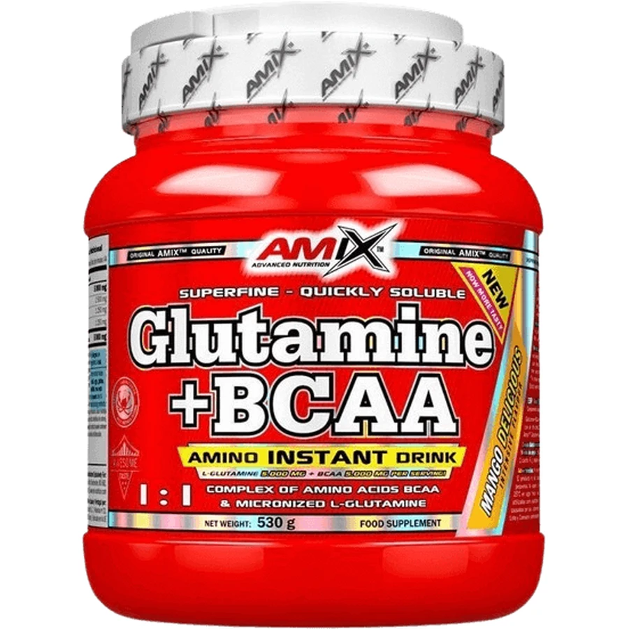 Amix L-глютамин + BCAA - порошок, кола, 530 г: ціни та характеристики