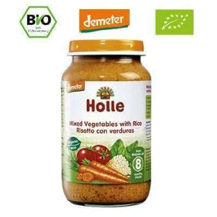 Овочеве пюре, +8 місяців, 220 г, Holle Baby Food