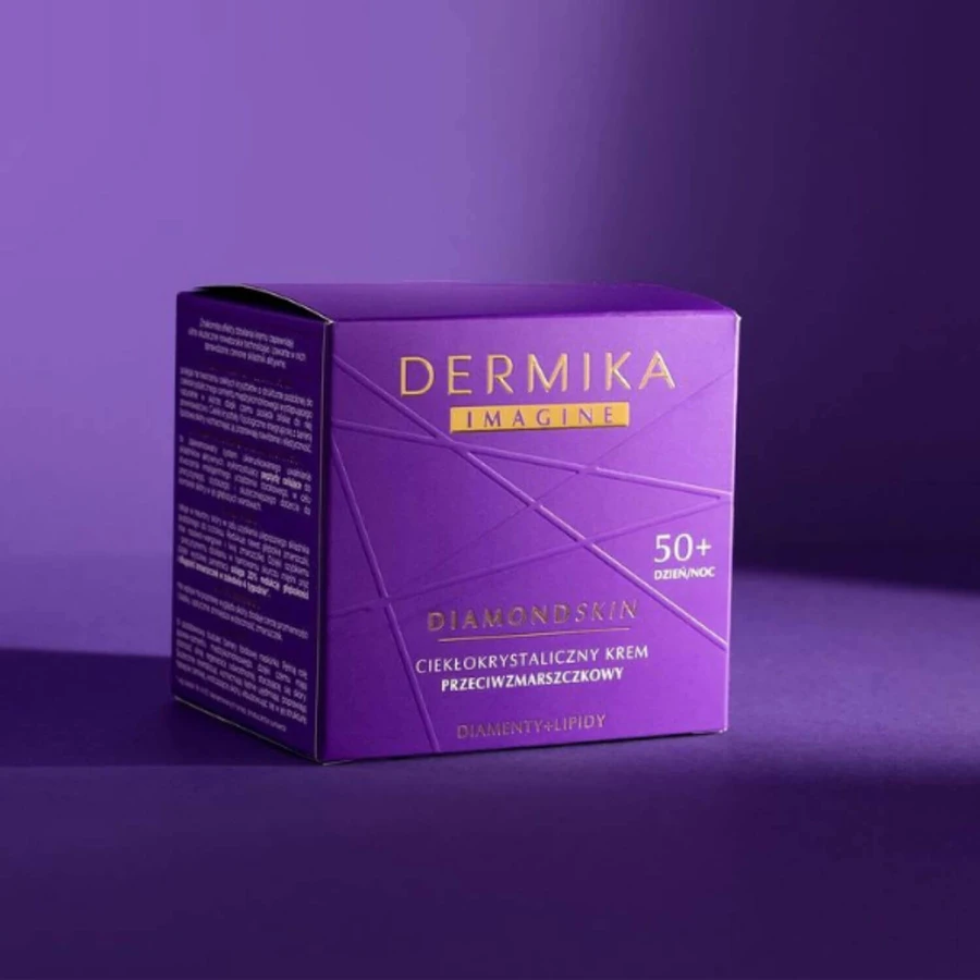 Dermika Imagine Diamond Skin 50+, крем проти зморшок з теплими кристалами, 50 мл: ціни та характеристики