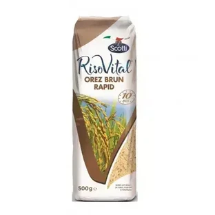 Рис RisoVital быстрый коричневый, 500 г, Scotti