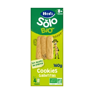 Био Печенье Соло, + 8 месяцев, 160 г, Hero
