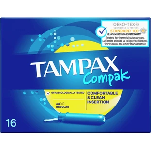 Tampax Compak Regular с аппликатором 16 шт.