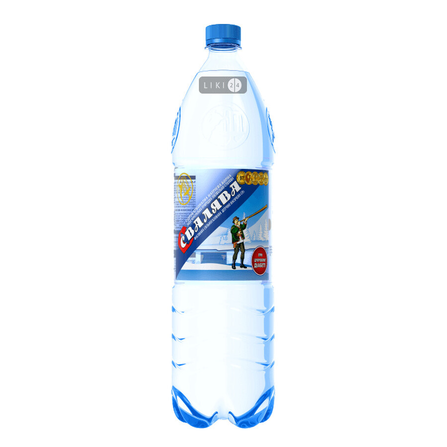 Вода минеральная Свалява 1.5 л бутылка П/Э: цены и характеристики