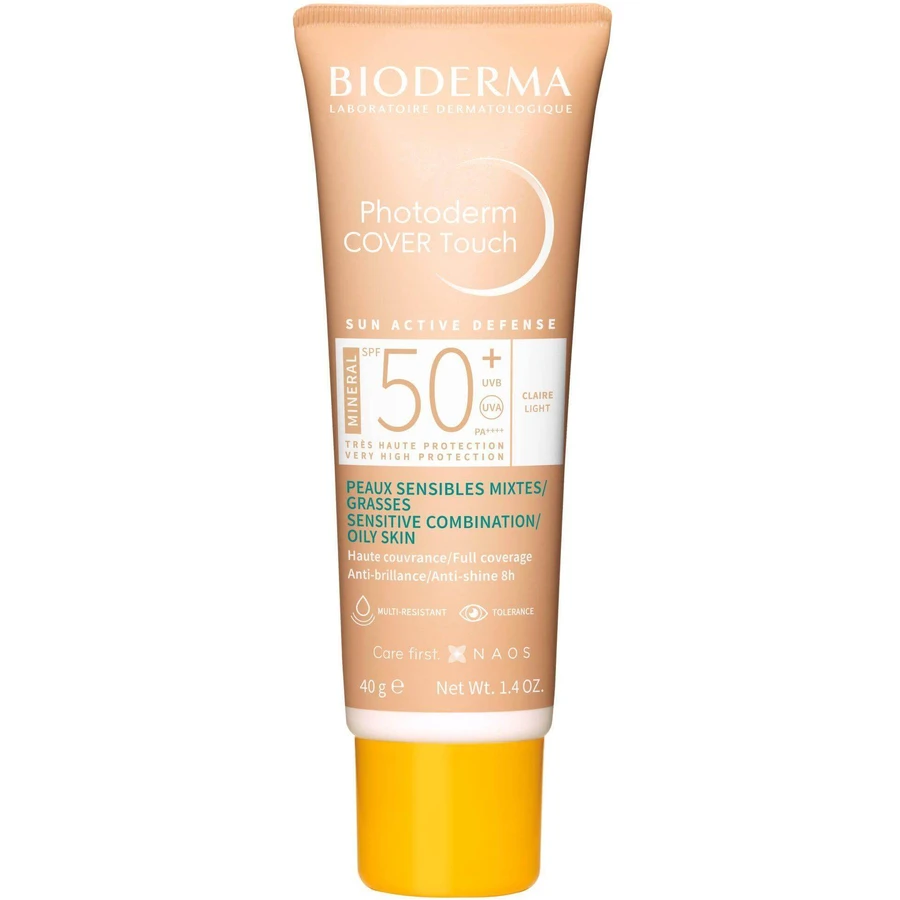 Біодерма Фотодерма Cover Touch Mineral Light SPF 50+, 40 г: ціни та характеристики