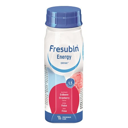 Ентеральне харчування Fresenius Kabi Fresubin Energy Drink смак полуниці, 4 шт. х 200 мл: ціни та характеристики