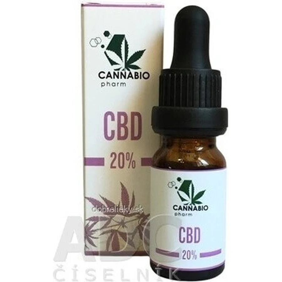CANNABIOpharm CBD 20% 1×10 мл, конопляное масло: цены и характеристики