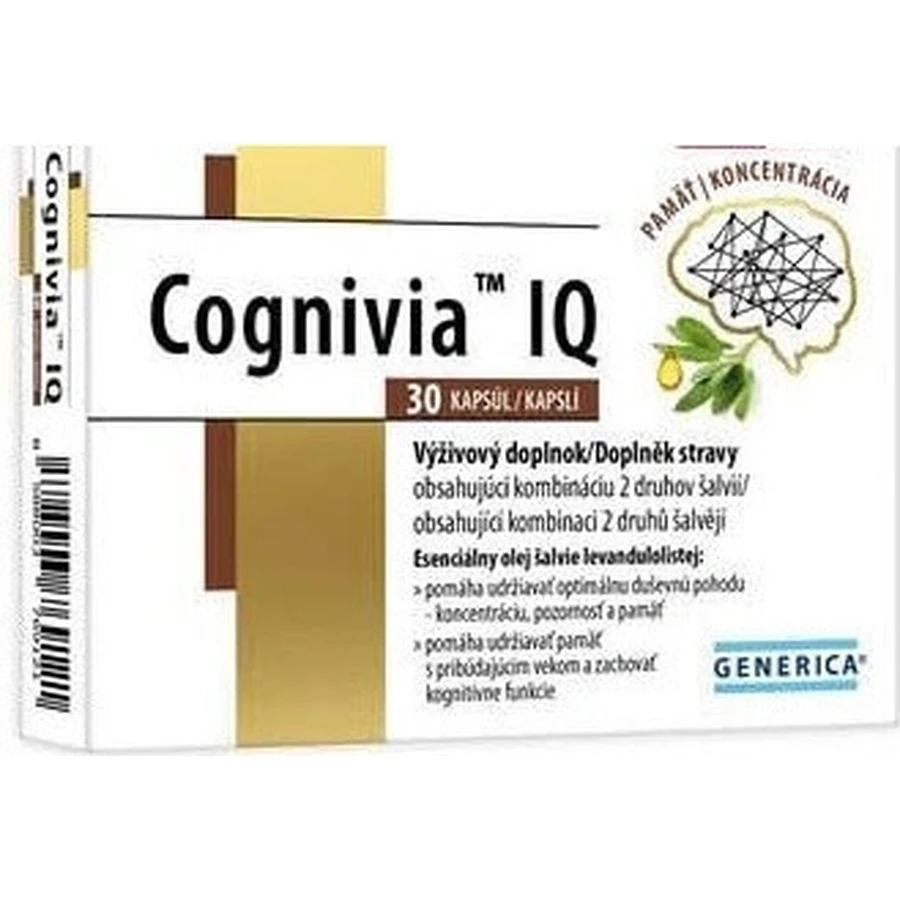 GENERICA Cognivia IQ 1×30 cps, пищевая добавка: цены и характеристики