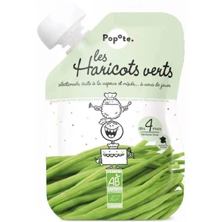 POPOTE Органическая стручковая фасоль 120 г, 4+ 1×120 г