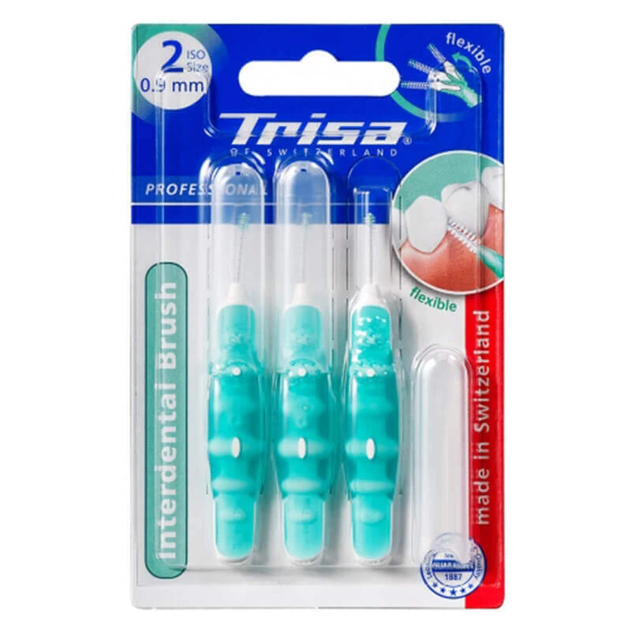 Зубная щетка межзубная ISO 2, 667145, 0,9 мм, Trisa: цены и характеристики