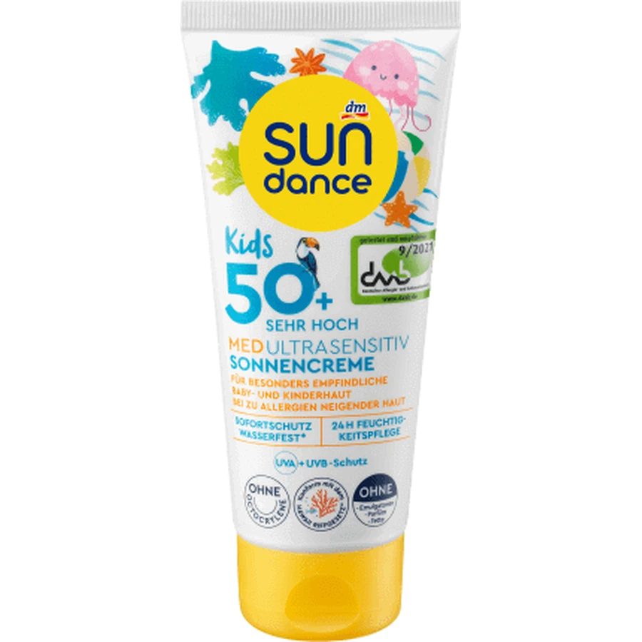 Sundance Ultra Sensitive Skin Солнцезащитный крем для детей SPF50, 100 мл: цены и характеристики