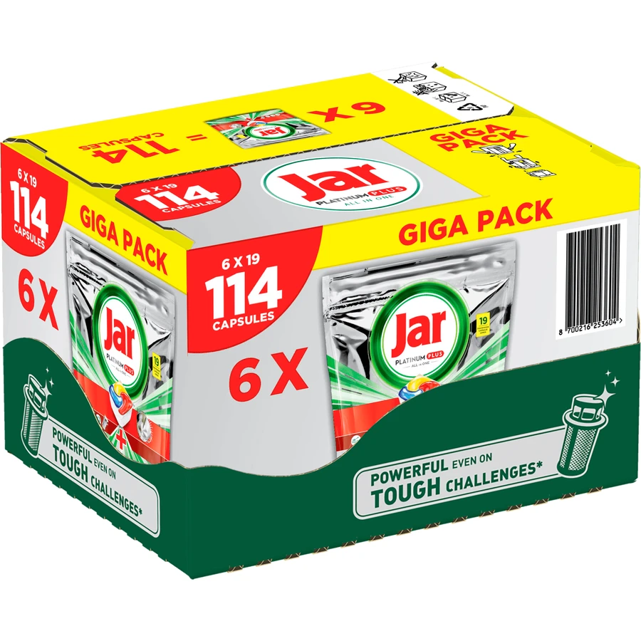 Jar Platinum plus Lemon 114 капсул: ціни та характеристики