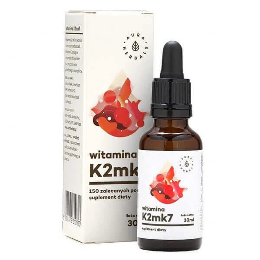 Aura Herbals Вітамін K2MK7, 30 мл: ціни та характеристики