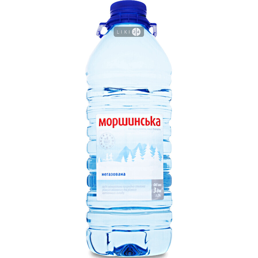 Вода минеральная Моршинская негазированная 3 л: цены и характеристики