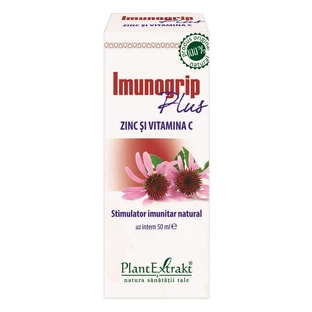 Imunogrip Plus Цинк и витамин С, 50 мл, Растительный экстракт