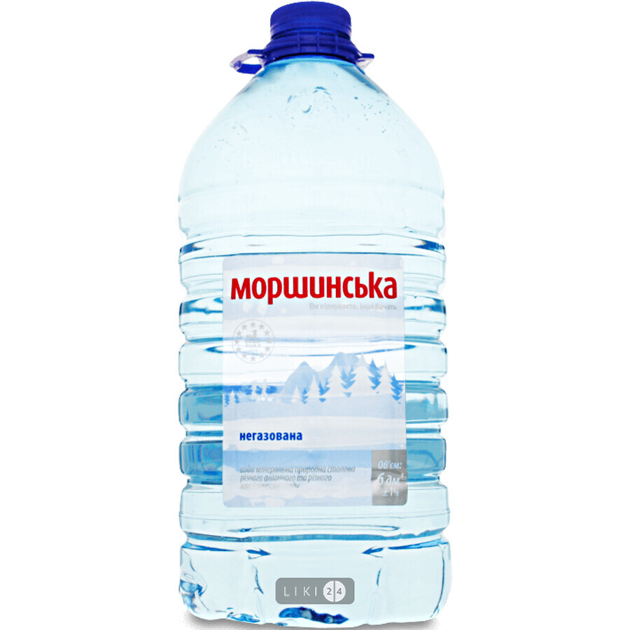 Вода минеральная Моршинская негазированная 6 л: цены и характеристики