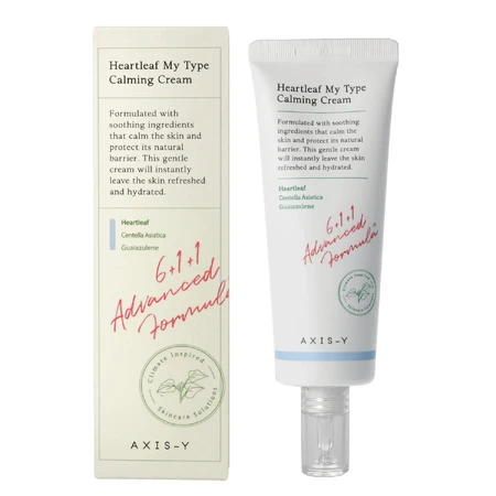 Axis-y Heartleaf My-Type Calming Cream, увлажняющий и успокаивающий крем для лица, 60 мл: цены и характеристики