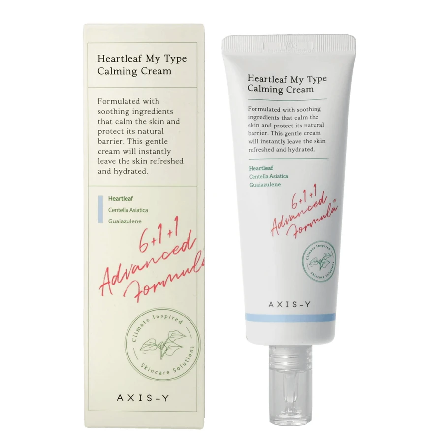 Axis-y Heartleaf My-Type Calming Cream, увлажняющий и успокаивающий крем для лица, 60 мл: цены и характеристики