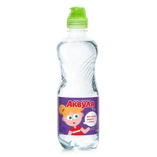 Вода питна Аквуля Cпорт дитяча негазована 0.5 л