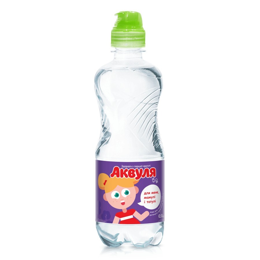 Вода питна Аквуля Cпорт дитяча негазована 0.5 л: ціни та характеристики