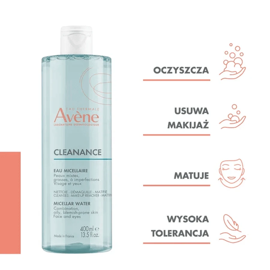 Avene Cleanance, Міцелярна вода, 400 мл: ціни та характеристики