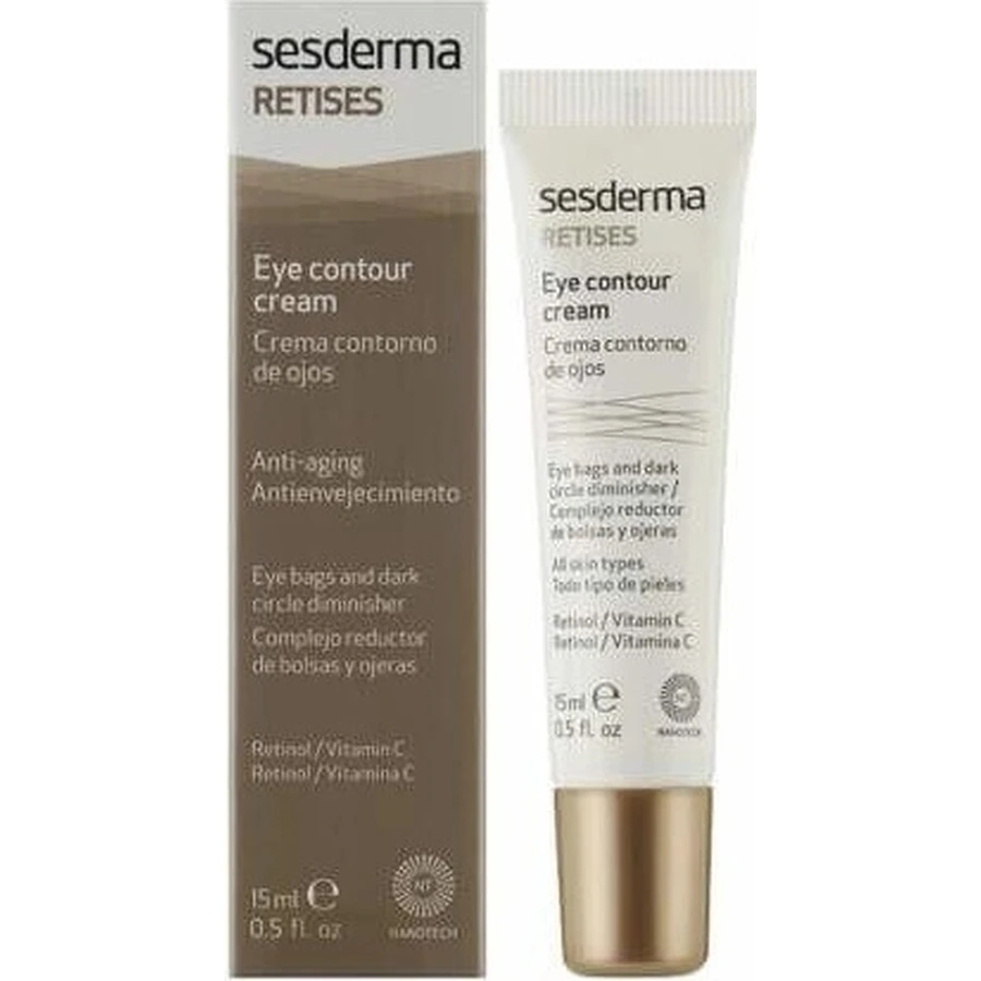 sesderma RETISES Contour Cream 1×15 мл, крем для контуру обличчя: ціни та характеристики