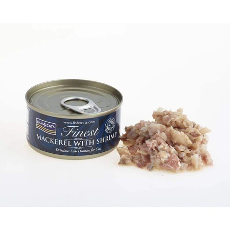 Fish4Cats Найсмачніша скумбрія з креветками 70 г: ціни та характеристики