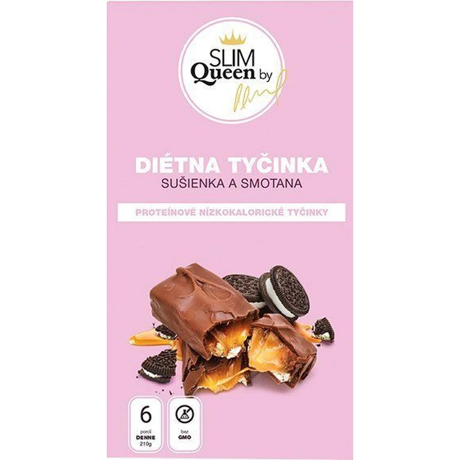 SLIM Queen Диетическое пирожное, бисквит и крем 6 x 35 г: цены и характеристики