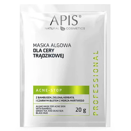 Apis Professional Acne-Stop, водоростева маска для шкіри, схильної до акне, 20 г: ціни та характеристики