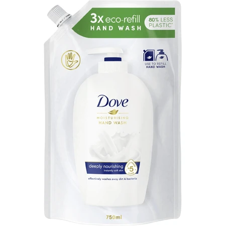 Жидкое мыло Dove Deeply Nourishing Liquid Soap 750 мл пополнение: цены и характеристики