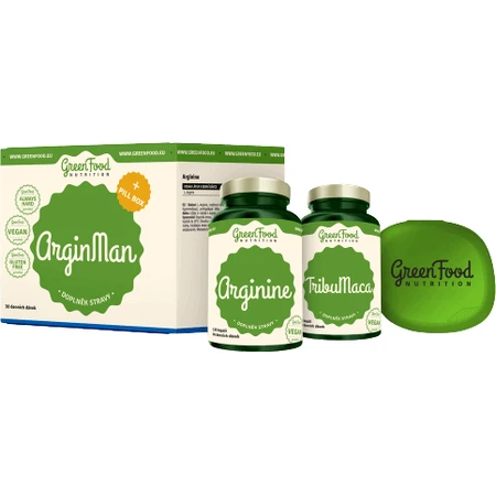 GreenFood Nutrition ArginMan + Pillbox: ціни та характеристики