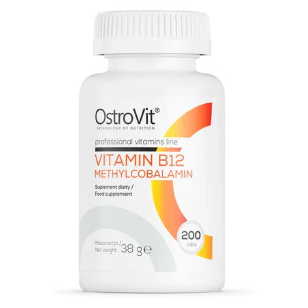 OstroVit Vitamin B12 Methylcobalamin, витамин B12 400 мкг, 200 таблеток: цены и характеристики