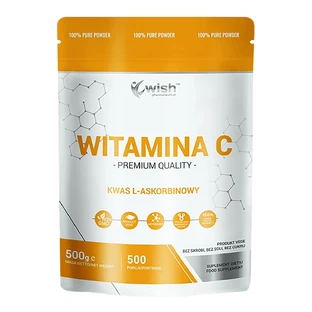 Wish Vitamin C, L-аскорбиновая кислота, 500 г