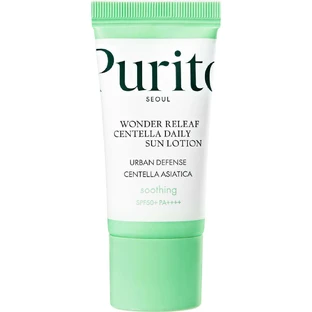 Крем для лица Wonder Releaf Centella Daily Sun Lotion Mini SPF 50+ PA++++, 15 мл, Purito