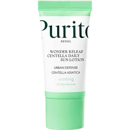 Крем для лица Wonder Releaf Centella Daily Sun Lotion Mini SPF 50+ PA++++, 15 мл, Purito: цены и характеристики