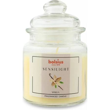 Стакан Bolsius Sensilight з кришкою для ароматичних свічок Ваніль, Лаванда, Манго 1×1 шт, розмір 79 x 126 мм: ціни та характеристики